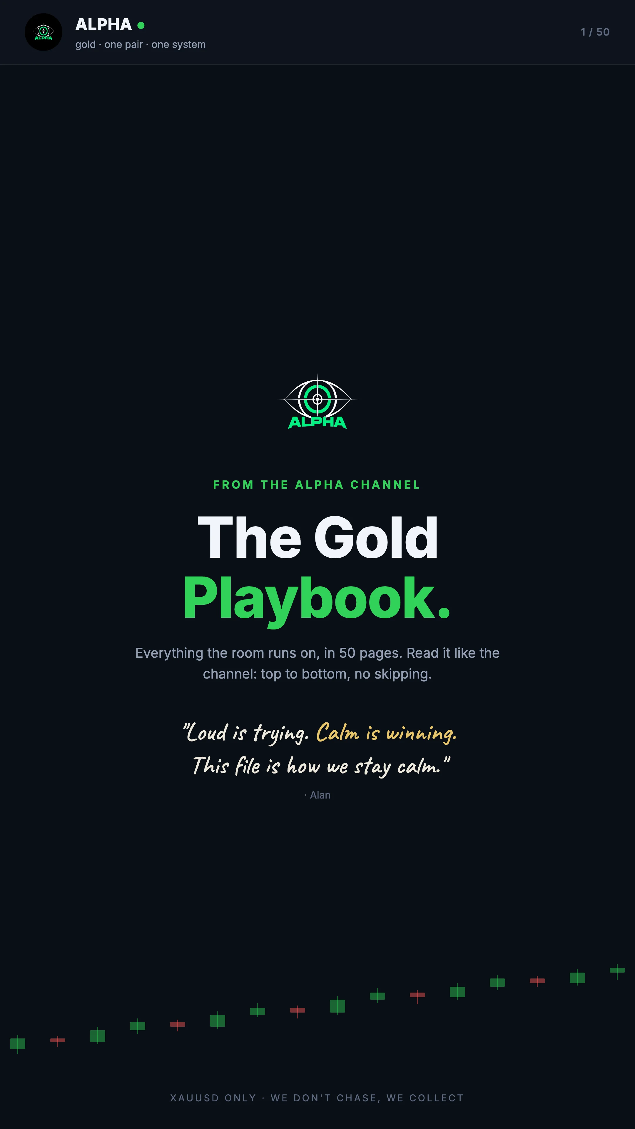The Gold Playbook, cover. 50 pages.